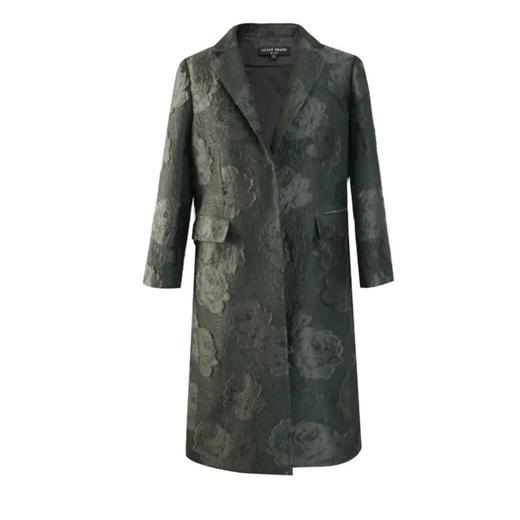 定制—“暗香袭人”提花平驳领风衣 - 时尚通勤奢华外套  1907004 商品图0