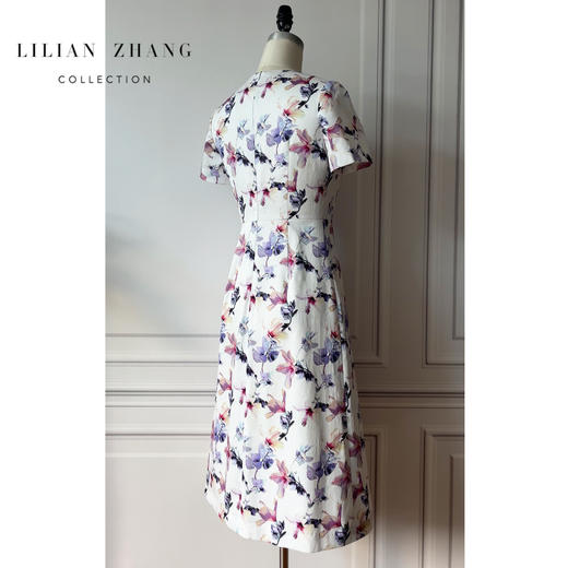 定制—自然艺术—“法式浪漫”—清新欧丁香气质连衣裙 2301066 商品图1