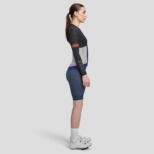 MAAP 女士 Form Pro Hex LS Jersey Black 长袖骑行服 商品图1