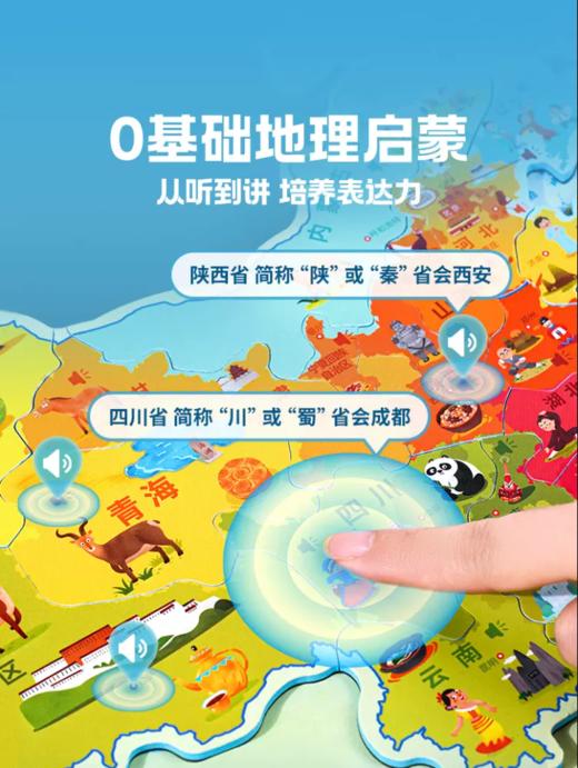图益-会讲故事的磁力拼图-中国地图TK10688 商品图1