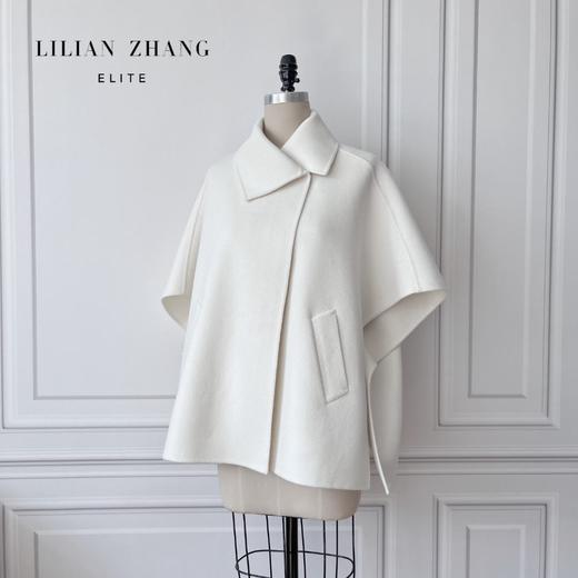 定制—优雅诠释、唯美复古纯色翻领百搭Oversize斗篷大衣 2205065 商品图0