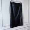 英伦风舒适新裁包臀PU裙气质时尚显瘦纯色2203029 商品缩略图4