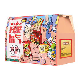 好丽友  零食礼盒  休闲零食大礼包  好聚福气547g