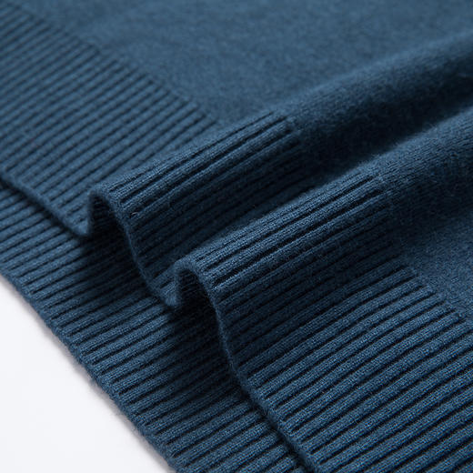 罗蒙秋冬男装加厚加绒针织衫男士毛衣百搭加绒高领毛衣男舒适毛衫男 商品图8