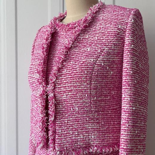 Vintage--轻奢、流苏时尚粗花呢显高显瘦小香风短款外套- 2205023 商品图2