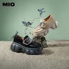 [孟佳同款]MIO米奥春女鞋复古乐福鞋学院风厚底豆豆鞋M241583109 商品缩略图1