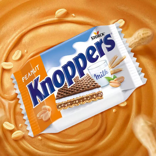 德国花生牛奶威化饼干 25克X10 商品图3