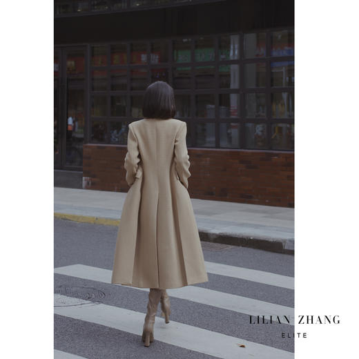 法式帝政风、热力感穿搭、美拉德、拿破仑、轻奢小金扣大衣 2306001 商品图2