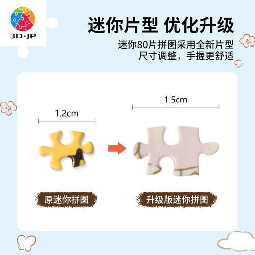 【折扣商品 不退不换】80片 迷你拼图 Q1153 面包树疗愈系列-就从现在 商品图3