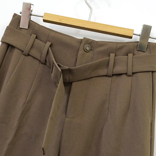 VIVIAN LIU薇薇安刘R2345001秋女装新款高腰腰部腰带阔腿长裤 商品图2