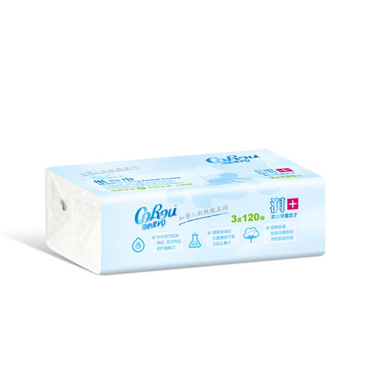 可心柔V9136润+宝贝系列120抽*4纸巾 商品图5