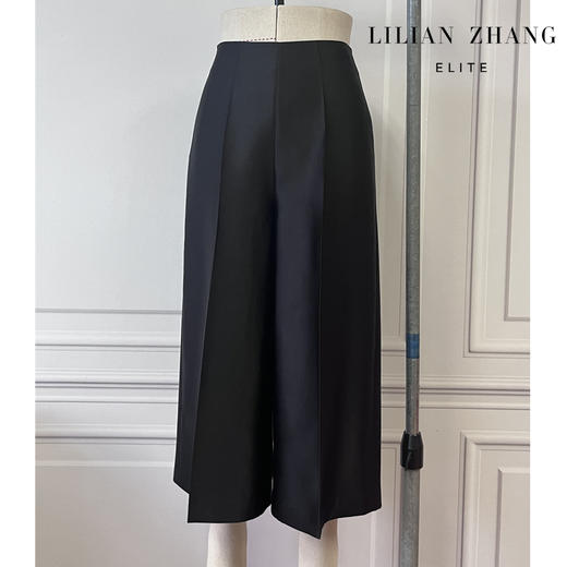 新风貌New Look经典-A型休闲时尚显瘦-直筒七分裤阔腿裤  2204018 商品图2