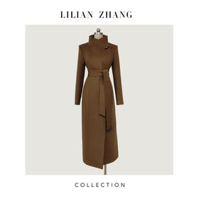 C系列—定制——都市力量——永恒经典、英伦风系带长款大衣  2306028