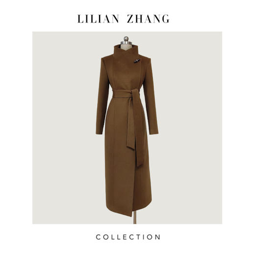 C系列—定制——都市力量——永恒经典、英伦风系带长款大衣  2306028 商品图0