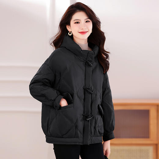 冬季新款，女短款白鸭绒小个子羽绒服HR-YIZX8211A 商品图1