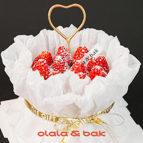 【草莓季折扣】4寸草莓花束蛋糕