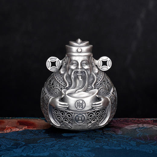子佩集S999银财神到摆件【HS007】纯银2312 商品图1