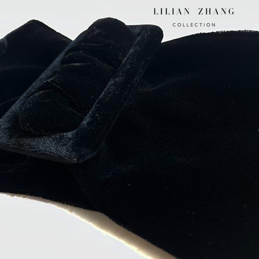 定制—主角之选、黑色中古风--复古天鹅绒感腰封（9公分扣头）2313003 商品图2