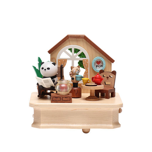 wooderfullife  音乐盒 熊猫生活 商品图4