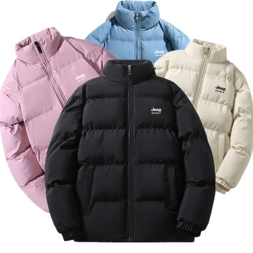 JEEP吉普立领情侣面包服丨加厚羽绒棉服 情侣款冬季立领面包服 商品图1
