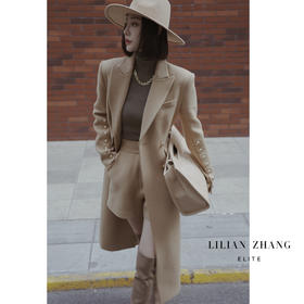 法式帝政风、热力感穿搭、美拉德、拿破仑、轻奢小金扣大衣 2306001