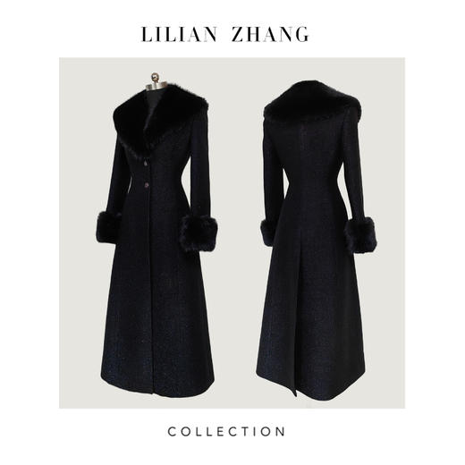 C系列—定制—收藏级——新风貌“The New Look”极简静奢风大衣2306020 商品图1