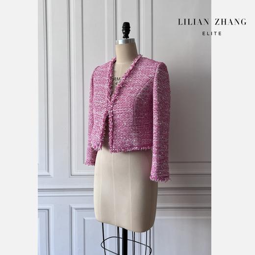 Vintage--轻奢、流苏时尚粗花呢显高显瘦小香风短款外套- 2205023 商品图0