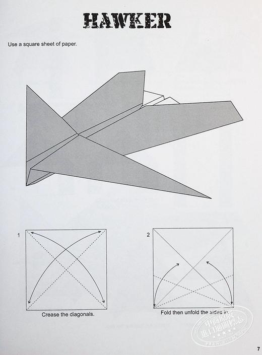 【中商原版】简单的飞机折纸 14个酷炫的纸飞机起飞 Easy Aircraft Origami 英文原版 Jayson Merrill 折纸教程 手工技巧 商品图6