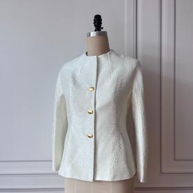 定制-新古典“东方Lady”艺术之美极简时尚轻奢简约白瓷外套2205049