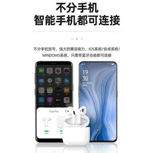 GWALK极沃客 真无线蓝牙耳机pro4重低音炮音乐运动迷你 苹果小米华为vivo通用旗舰版 Pro4 商品图4