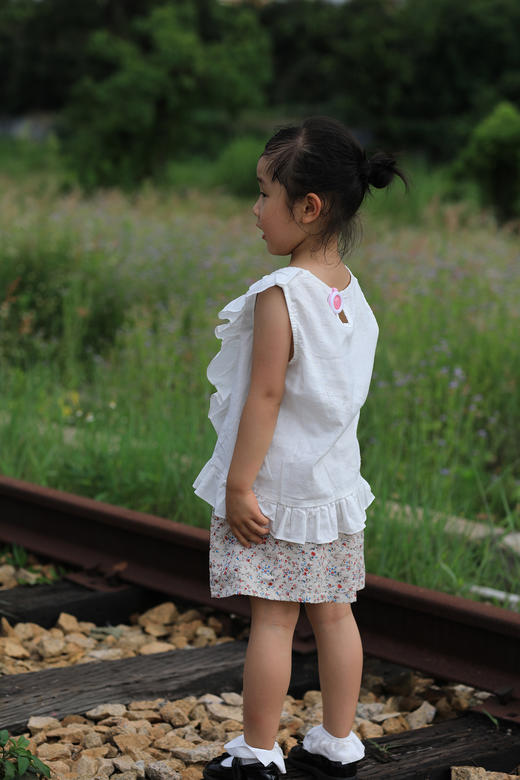 SYZBX033  女童拼接背心80-120 商品图2