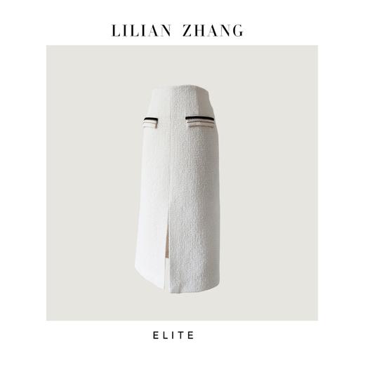 E系列 ——轻奢名媛——经典小香风气质香风半裙（织带饰边）2303041 商品图0