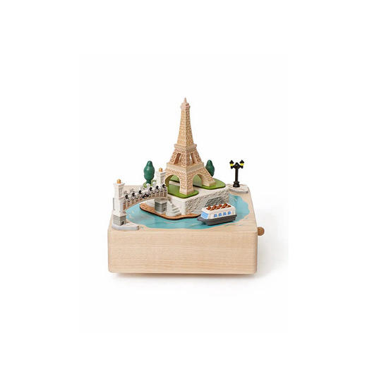 wooderfullife  音乐盒 法国塞纳河 商品图0