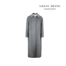 中性风羊驼毛经典款长大衣 - 时尚休闲秋冬中长款外套  2106001