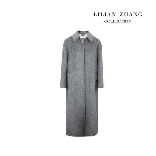 中性风羊驼毛经典款长大衣 - 时尚休闲秋冬中长款外套  2106001 商品图0