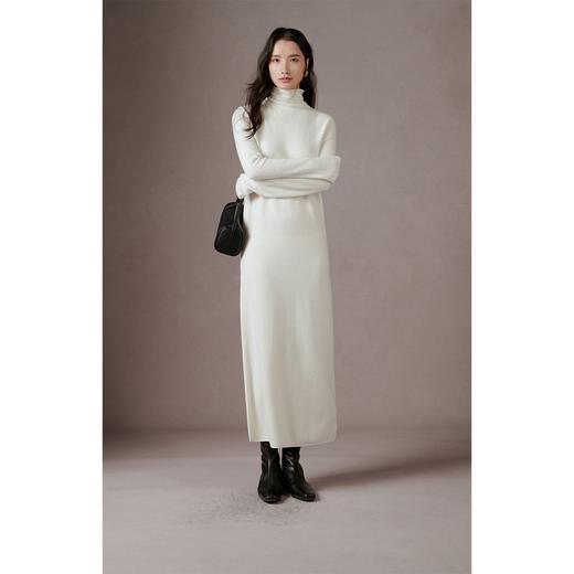 高级感羊毛针织衫连衣裙女2023冬季新款气质显瘦配大衣打底衫 商品图0