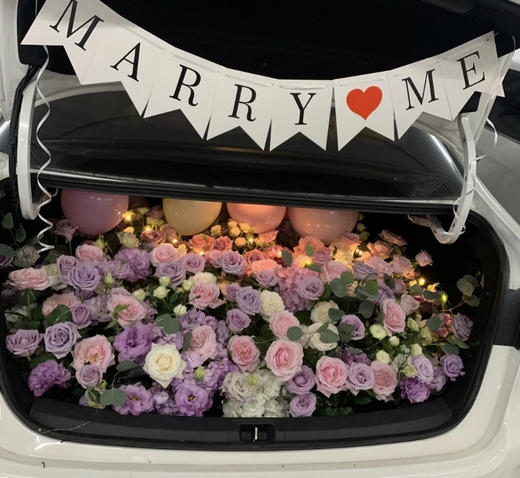 紫色系后备箱--求婚/惊喜/生日 商品图2