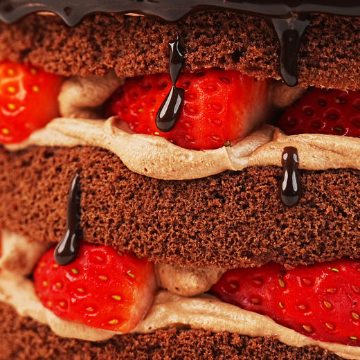 草莓可可蛋糕 商品图3