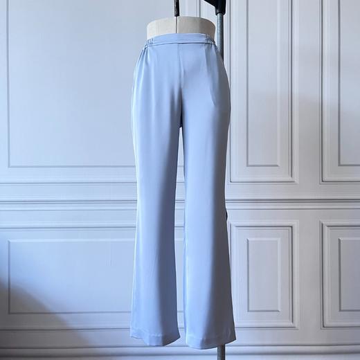 定制—衣橱挚爱—春夏休闲-力荐 松紧中高腰筒长裤   2304001 商品图3