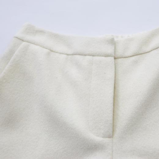 定制—轻奢极简 —中高腰9分绵羊毛阔腿裤百搭宽松九分裤 2104037 商品图2