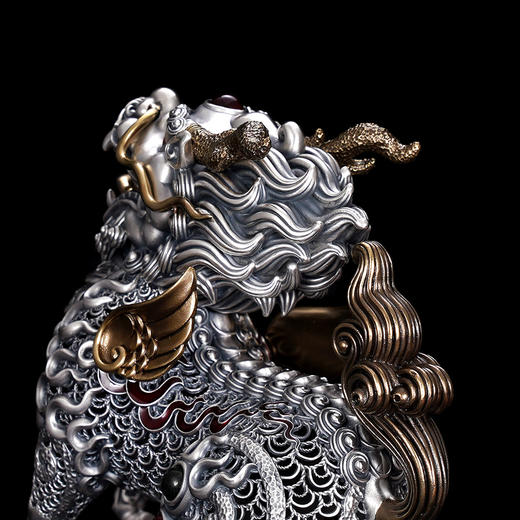 子佩集S999银【祥云麒麟】摆件【JJYS001】纯银2312 商品图8