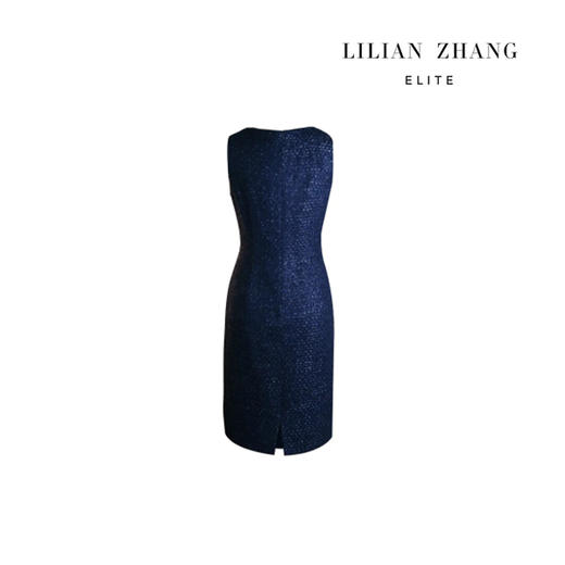 贵气小香风粗纺马甲连衣裙 -百搭时尚优雅通勤无袖一步裙 1701135 商品图1