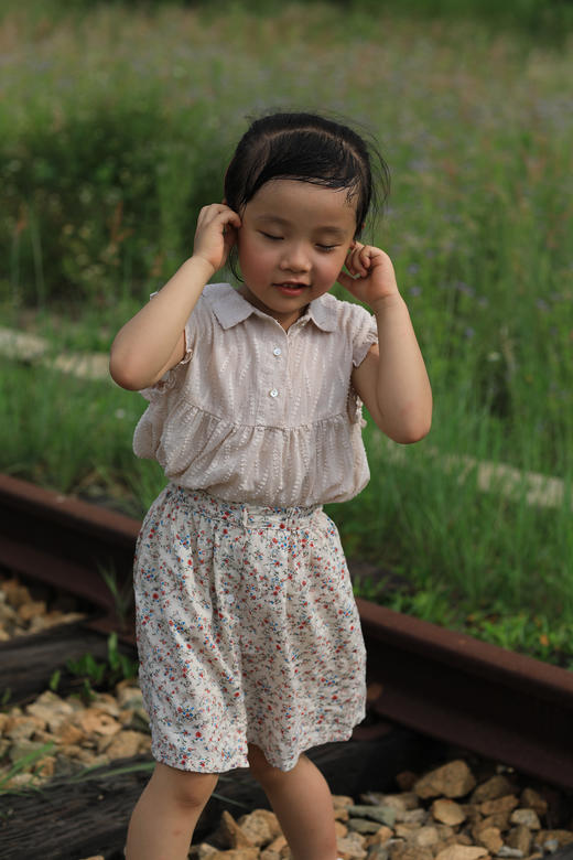 QZZBX017碎花半身裙 80-120 商品图0