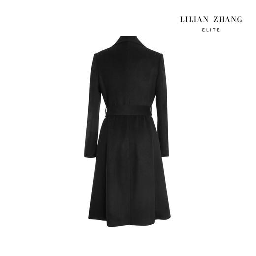 羊绒双排扣大衣 - 英伦风气质翻领百搭通勤中长款外套  1506007 商品图1