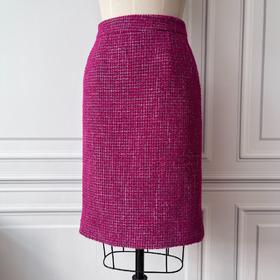 定制-Lady挚爱、轻奢风-软呢优雅修身显瘦 小香半身一步裙2203031