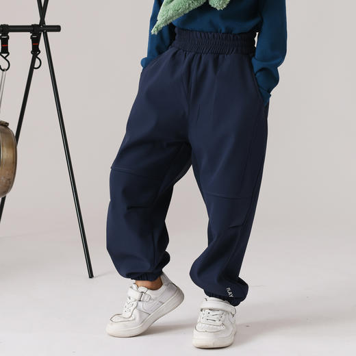 VONBONKIDS 亲子升级版软壳防水一体绒防寒裤 2356 商品图1