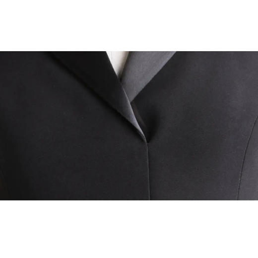 高奢系列-平驳领纱袖醋酸连衣裙 - 通勤名媛风优雅连衣裙 1900001 商品图2