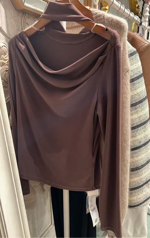 秋季浪漫主义-挂脖荡领上衣 154411611 商品图0