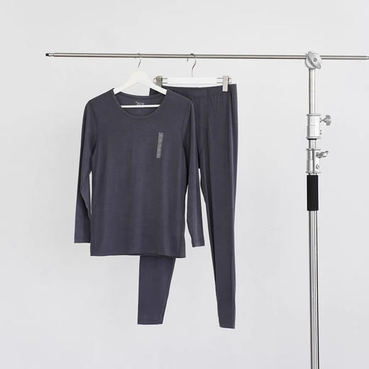 2025新翻单-男款发热黑科技，圆领打底衫+棉毛裤 保暖内衣套装【包邮+三天无理由tui换】 商品图9