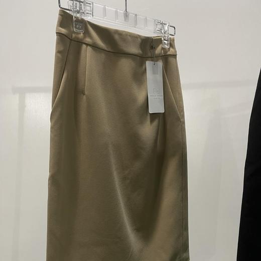 百搭优雅时尚-后开衩气质-女士修身显瘦 半身纯色包臀裙  2103020 商品图4